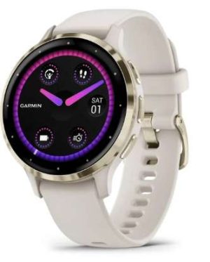 GPS VENU 3S DORADO SUAVE CON MARFIL #010-02785-04 GARMIN
