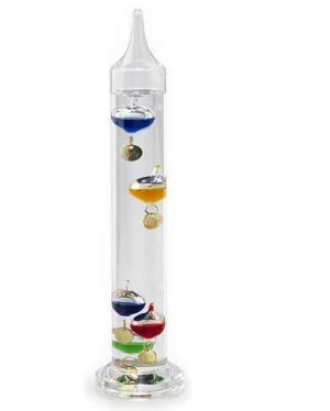TERMOMETRO GALILEO 7 MULTICOLOR GLASSICGIFTS