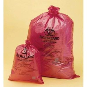 BOLSA, WR, ELIMINACIÓN RIESGO BIOLÓGICO, 25X35, PP, ROJO, PAQUETE DE 200, 1304Q67 THOMAS SCIENTIFIC