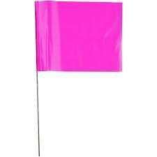 BANDERILLA ROSADA 4"X5"X30" PAQUETE 100 #33706 PRESCO