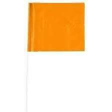 BANDERILLA NARANJA 5"X8"X36" PAQUETE 100 #33746 PRESCO