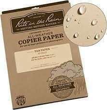 PAPEL FOTOCOPIA RITE IN THE RAIN 500 HOJAS 8-1/2" X 11" #49251