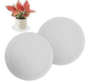 PLATO ABSORBENTE PARA PLANTAS DIATOMEAS 12" PAQ. 2 UNIDADES B0FJM1ZX58
