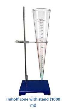 CONO IMHOFF CON BASE 1000 ML B0D5YG5LJ9 MANIKARN SCIENTIFIC WORKS