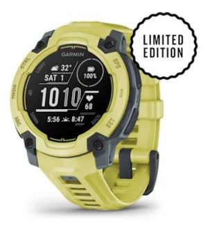GPS INSTINCT E 45MM ELECTRIC LIME/ LIME BAND #010-02933-01 GARMIN