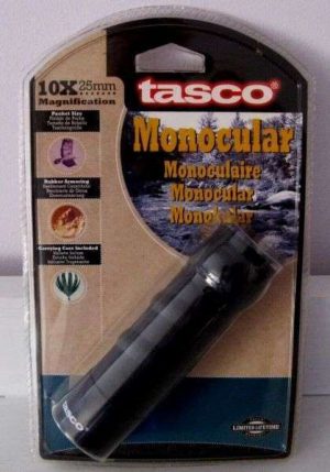 MONOCULAR 10X25 ESSENTIALS 568RBD TASCO NEGRO