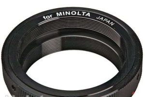ADAPTADOR CAMARA MINOLTA T-MOUNT SLR MD # 07376 MEADE