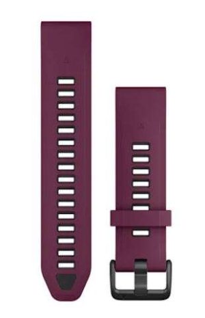 FAJA RELOJ QUICKFIT 20MM MERLOT/GRAFITO GARMIN #010-13391-04