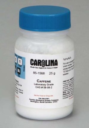 CAFEÍNA, GRADO LABORATORIO, 25G #851568 CAROLINA BIOLOGICAL
