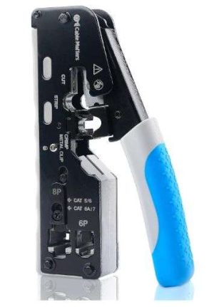 TENAZA CRIMPADORA CABLE MATTERS C/ 2 PELADORAS