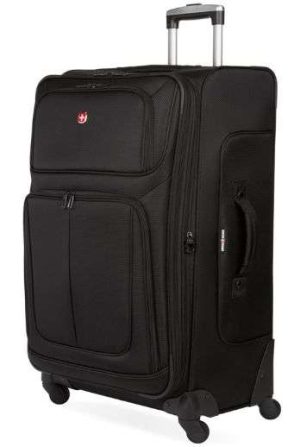 MALETA DE EQUIPAJE SION SUAVE CON RUEDAS SWISSGEAR NEGRA 29" #00721427009932