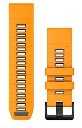 FAJA RELOJ QUICKFIT 26 P/ FENIX 5X/6X/7X NARANJA #010-13393-01 GARMIN