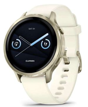 GPS VENU 4 41 MM ORO LUNAR CON BLANCO HUESO #010-03013-00 GARMIN