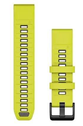 FAJA RELOJ QUICKFIT 22 P/ FENIX 5/6/7/FR935-945-955-965 AMARILLA #010-13392-08 GARMIN