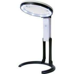LUPA 2X-5X FLEXIBLE CON LUZ FLEXO 120 3625 KONUS