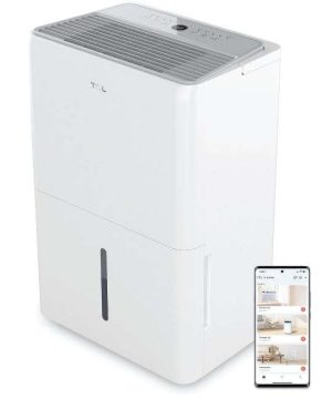 DESHUMIDIFICADOR INTELIGENTE TCL 50 PINTAS COMPATIBLE CON ALEXA/GOOGLE ASSISTANT