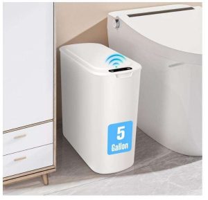 BASURERO AUTOMÁTICO CON SENSOR DE MOVIMIENTO CESUN COLOR BLANCO