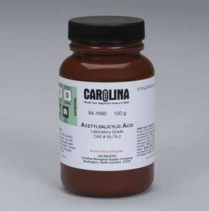 ACETYLSALICYLIC ACID, LABORATORY GRADE, 100 G