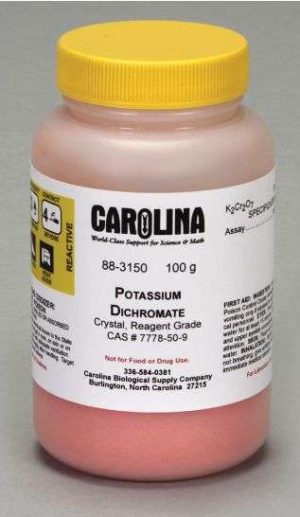 DICROMATO DE POTASIO 100G 883150 CAROLINA BIOLOGICAL