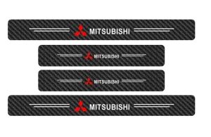 CALCOMANÍAS PROTECTORAS DE UMBRAL DE FIBRA DE CARBONO, RESISTENTES AL DESGASTE MITSUBISHI L200