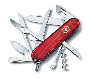 NAVAJA VICTORINOX HUSTMAN ROJA TRASP 1.3703.T
