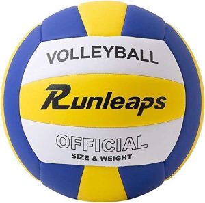 BALON RUNLEAPS VOLEIBOL IMPERMEABLE PARA INTERIOR Y EXTERIOR TALLA 5