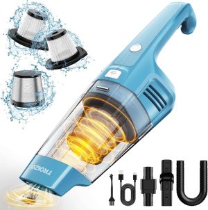 ASPIRADORA PORTÁTIL PARA AUTOMÓVIL 12V UCCIÓN DE 14500 PA TROIZO #B0CXDJCYJ3