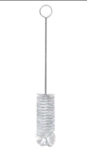 TEST TUBE BRUSH WHITE NYLON BRISTKES 10
