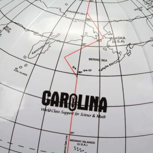 GLOBO TERRÁQUEO, INFLABLE, ESCRIBIBLE, 12" #GEO9100 CAROLINA BIOLOGICAL"