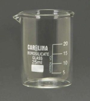 BEAKERS, STANDARD GRADE 25ML CAROLINA BIOLOGICAL #731001