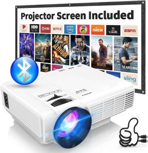 MINI PROYECTOR DE 7500 LUMENES FULL HD 1080P PANSEBA #B07YBRGLGW