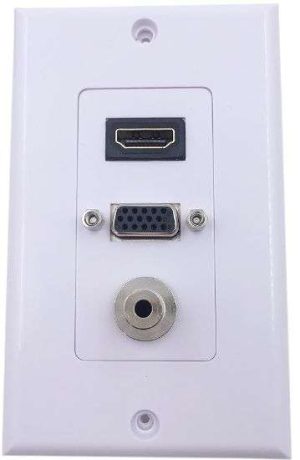PLACA PARED HDMI, VGA, 3.5MM AUDIO STEREO, LEMENG B01N1ETDN7