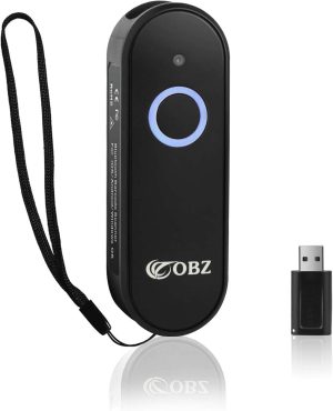 MINI ESCANER DE CODIGO DE BARRAS BLUETOOTH 2D OBZ #B09KXH8GSB