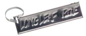 ETIQUETA ALUMINIO PERMATAG 1" X 3-1/2" PK 500 #79118