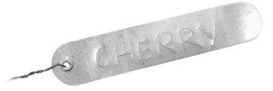 ETIQUETA ALUMINIO CON ALAMBRE OVALADA IMPERMEABLE #79229 PK500
