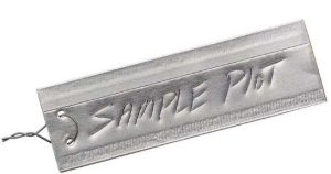 ETIQUETA DE ALUMINIO 50 UNIDADES #79260