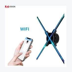 PROYECTOR HOLOGRAFICO 3D JCVISION 3D 65CM WIFI FAN #JC-HGF650SW