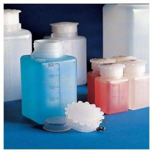 BOTELLA, BOCA ANCHA, PE, CUADRADA, TAPÌÒN DE ROSCA, 500ML 1202P83 THOMAS SCIENTIFIC