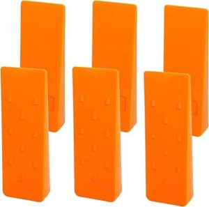 CUÑAS DE TALA PARA CORTAR ÁRBOLES DE 8 PULGADAS CON PÚAS, JUEGO DE CUÑA DIVIDIDA DE MADERA DE PLÁST