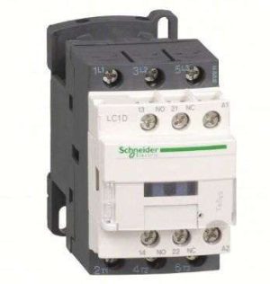 CONTACTOR 3P 9A #LC1D09M7 SCHNEIDER 1NA/1NC 220VAC