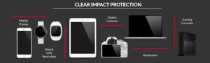 PROTECTOR DE PANTALLA DE SEGURIDAD OMNI TRANSPARENTE PEQUEÑO PROTECTION PRO