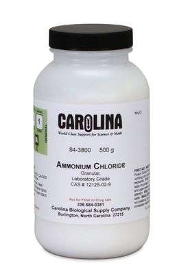 AMMONIUM CHLORIDE, LABORATORY CHEMICAL GRADE #843800 CAROLINA BIOLOGICAL
