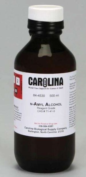 ALCOHOL N-AMÍLICO, GRADO REACTIVO, 500 ML #844530 CAROLINA BIOLOGICAL