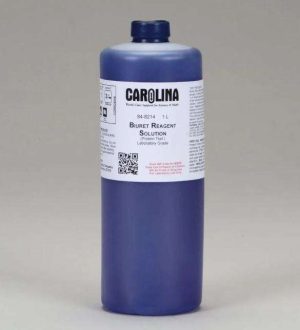 REACTIVO DE BIURET, GRADO QUÍMICO DE LABORATORIO 1L CAROLINA BIOLOGICAL #848214