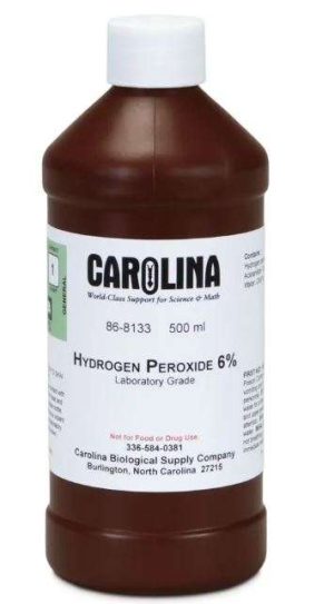 PERÓXIDO DE HIDRÓGENO 6% 500ML #868133 CAROLINA BIOLOGICAL