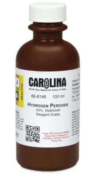 PERÓXIDO DE HIDRÓGENO 100ML #869051 CAROLINA BIOLOGICAL