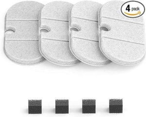 FILTRO DE REPUESTO PARA FUENTE DE AGUA PARA GATOS DOCKSTREAM PLWF005/PLWF115 PACK 4 UNDS PETLIBRO