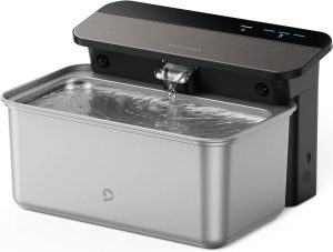 FUENTE DE AGUA PARA GATOS DE ACERO INOXIDABLE PETLIBRO #B0CDPJ46NC
