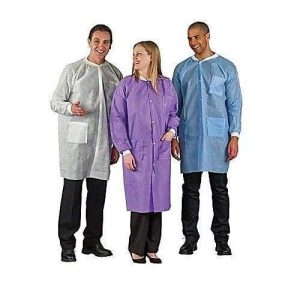 BATAS DE LABORATORIO SMS, SIN POLVO, 3 BOLSILLOS, 3X-LARGE 1204M22 THOMAS SCIENTIFIC
