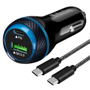 CARGADOR USB CARRO 45WTS SJOROOM DUAL